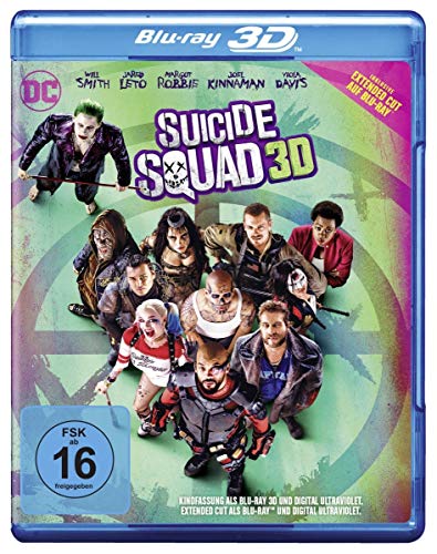 Suicide Squad (Kinofassung Als Blu-Ray 3D) (+ Extended Cut Als Blu-Ray)