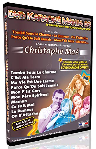 Dvd Karaoké Mania Vol.04 ''Christophe Maé''