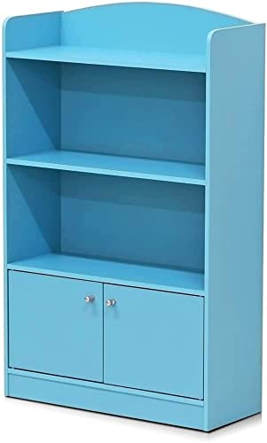 Furinno Stylish Kidkanac Librerie, Legno, Light Blue