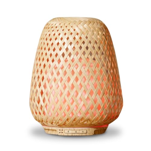 Zen'Arôme Sc21-25S Oli Essenziali Ad Ultrasuoni Olaki (Fino A 40 M²) -Diffusore A Freddo Per Aromaterapia-Design Artigianale Zen In Bambù Intrecciato-