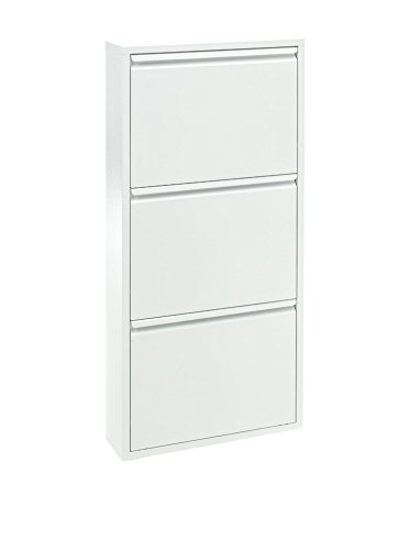 Wink Design ,Winston-Salem, Scarpiera 3/A, Metallo, Bianco
