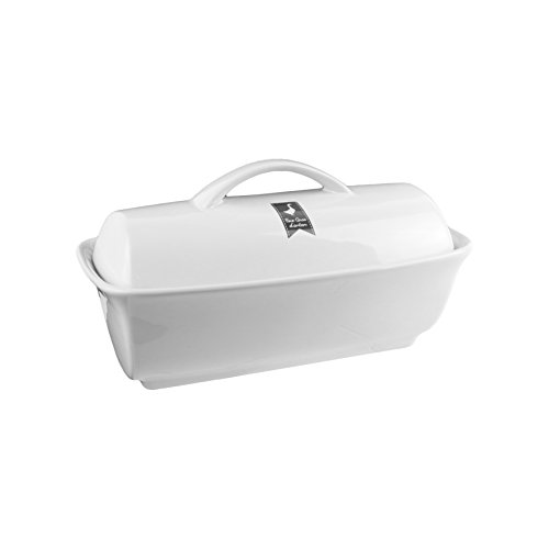 Cook Concept Sapore E Gusto Kc24201 Terrina Di Foie Gras A Medaglione, Gres, Bianco Rosso Bianco-Grigio, Per 500 Gr