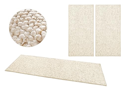 Bt Carpet Wolly - Paracolpi Per Lettino, 3 Pz, In Polipropilene, 140 X 67 X 0,12 Cm, Colore: Crema