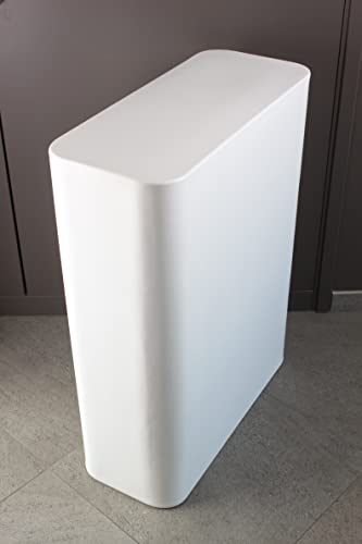 Kloris Supporto Rettangolare Per Sweet Table Reception Desk Bancone Polietilene Cm 70X30 Altezza 90 Bianco Made In Italy