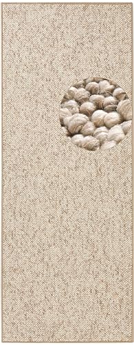 Bt Carpet Wolly, Tappeto, Pelo Corto, Lana, Effetto Skandi, Sala Da Pranzo, Soggiorno, Cameretta Dei Bambini, Camera Da Letto, Crema, 80 X 200 Cm, Plo