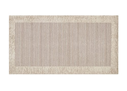 Biancheriaweb Tappeto 55X80 Cm Passatoia Runner Cucina Retro Antiscivolo Lavabile Disegno Stripes Suardi, Sabbia