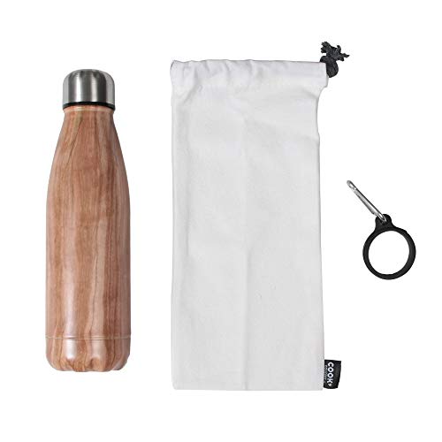 Cook Concept Bottle Scatola Per Bottiglie, Acciaio Inossidabile, Cotone, Poliestere, Metallo, Silicone, Multicolore