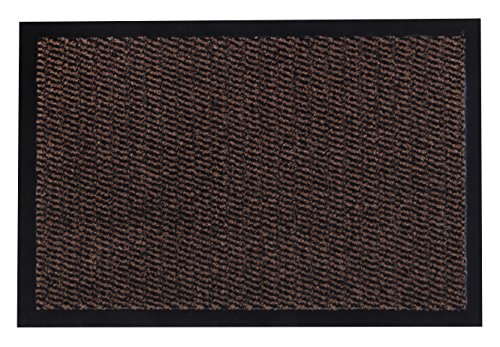 Andiamo Easy Stuoia Cattura Sporco, Zerbino Di Polipropilene-Adatto Per Interno/Esterno Antracite, Marrone, 40 X 60 Cm