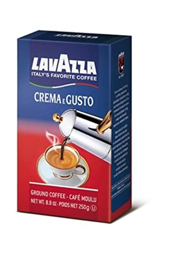Lavazza Caffè Macinato Crema E Gusto - 4 Confezioni Da 250 Grammi [1 Kg]