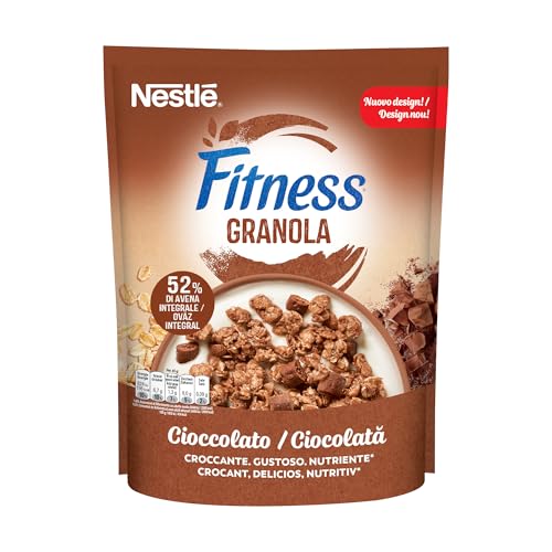 Nestlé Fitness Granola Cioccolato Cereali Croccanti, Confezione Da 300G