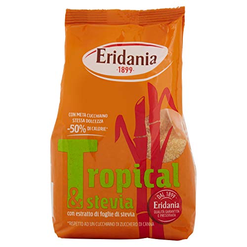 Eridania Zucchero Di Pura Canna, Tropical E Stevia, 500G