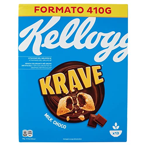 Kellogg'S Choco Krave Cerali, Cioccolato Al Latte, 410G