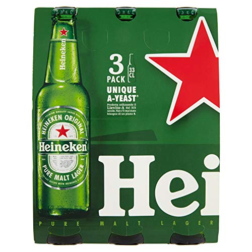 Heineken Birra Bottiglia - Confezione Da 3 X 330 Ml