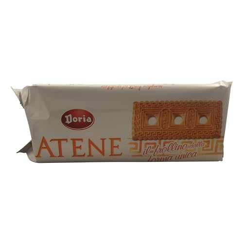 Doria - Atene Biscotti - Ideali Per La Tua Colazione E Spuntino - Confezione Da 500 Gr