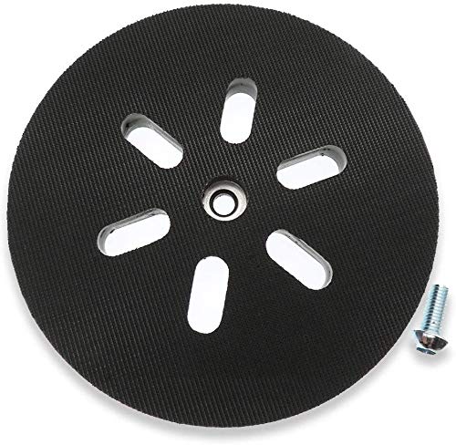 Poweka Poweka - Disco Abrasivo Da 150 Mm Per Levigatrice Orbitale Bosch Gex 150 Ac, Pex 15 Ae, Gex 150 Turbo 150 Mm, Con Viti
