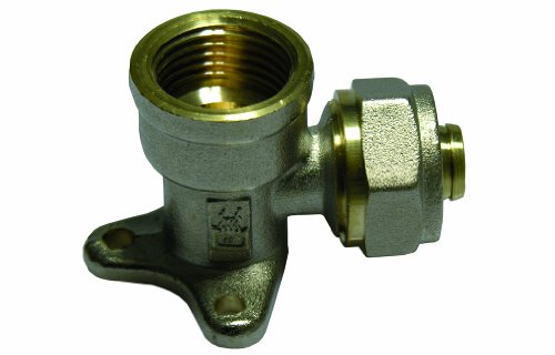Raccordo Curvo Femmina Con Flangia A 3 Fori Dfx-Diam. 1/2 X 16
