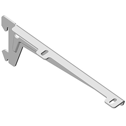 Element System 18133-00045 Supporto Per Mensole Da Parete, Bianco, 18 Cm