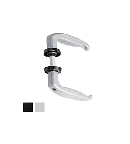 Maniglie T/Lara Mec Nero 2 Rosette Vite Testa