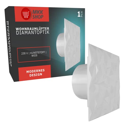 Mkk 22774-010 Ventilatore Da Bagno, Sensore Di Umidità/Igrostato, Ø 125 Mm