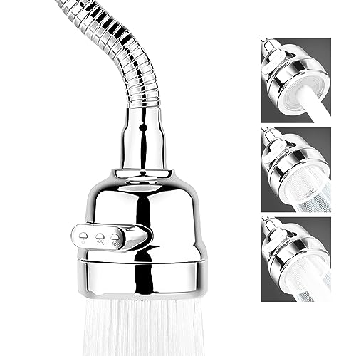 Rompigetto Rubinetto Cucina Universale 3 Tipi Di Uscite D'Acqua Con Tubo Flessibile Acciaio Inox Prolunga Rubinetto Cucina Aeratore Rubinetto Cucina D