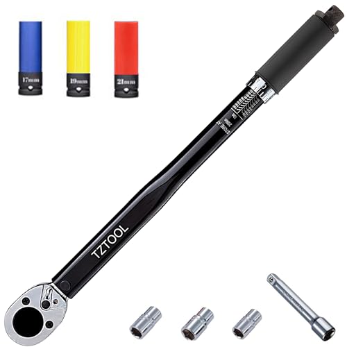 Tztool Chiave Dinamometrica 1/2" 20-180 Nm Per Auto E Moto