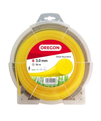 Oregon 69-370-Y Yellow Round Strimmer Line/Wire For Grass Trimmers And Brushcutters, 3.0 Mm X 56 M
