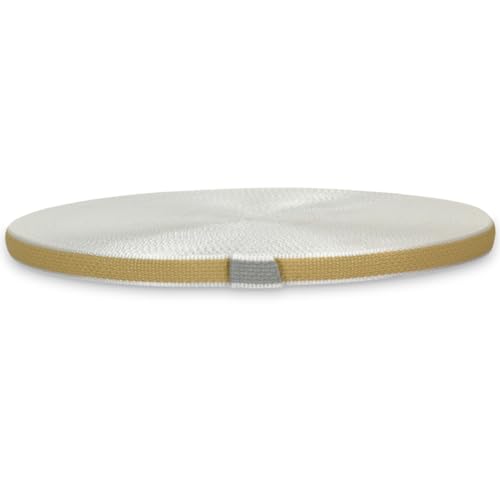Corderie Italiane 002035381 Cintino Colore Beige/Grigio In Rafia, 22 Mm, 50 Mt