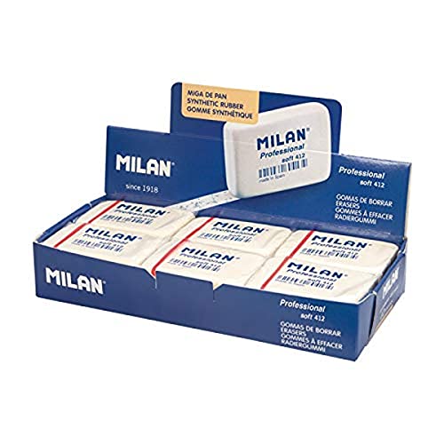 Milan Caja 12 Gomas Professional Soft 412, Envueltas Individualmente