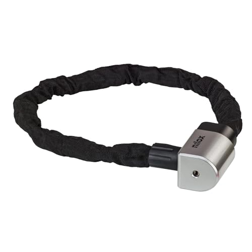 Nilox Chain Lock, Catena Antifurto Per Bicicletta E Scooter, Lucchetto Bici Ultra Steel, Con Cavo In Acciaio, Resistente A Ruggine E Graffi, Lunghezza