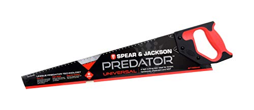 Spear & Jackson B9820 Predator - Sega Per Legno Universale Da 50,8 Cm X 8 Punti Per Pollice