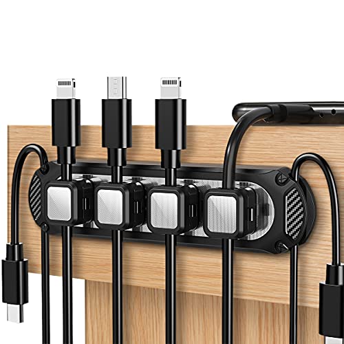 Dracool Magnetico Cavo Clip Organizzatore Gestione Del Cavo Scrivania Fermacavi Multifunzione Adesivo Supporto Per Cavi Di Alimentazione E Ricarica E