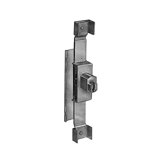Art. 6610 Serratura Per Cancelletti Estensibili Ambidestra -Cilindro - Tondo - Dim. Cassa - 27 X 186,8