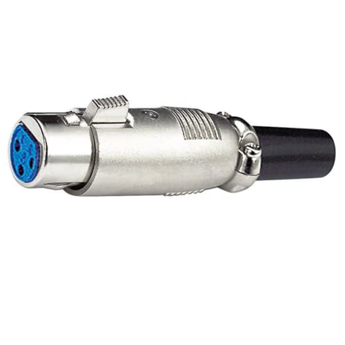 Connettore Femmina Presa Xlr A 3 Poli Contatti Per Microfoni