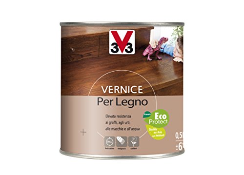 V33 - Vernice Per Legno Cera Wenge 500 Ml