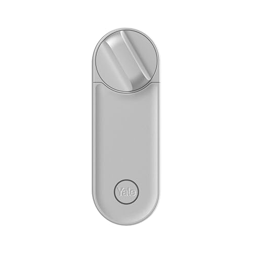 Yale Linus Smart Lock L2 05/103210/Si Argento, Serratura Digitale Per Accesso Senza Chiave, Installazione Fai Da Te, Blocco/Sblocco Da Remoto, Avvisi