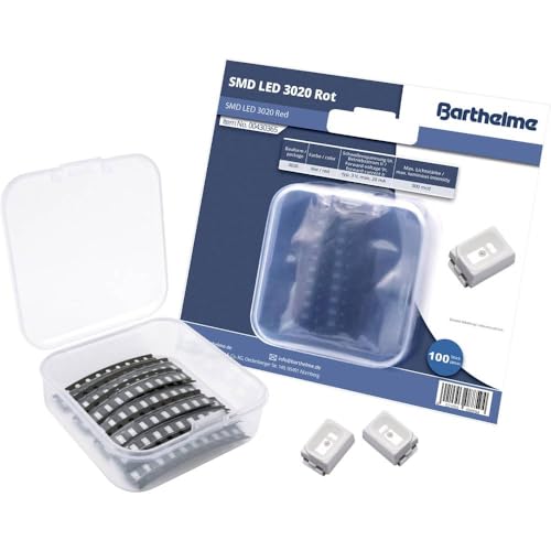 Barthelme Set Led Smd 3020 Rosso 300 Mcd 120° 20Ma 3V 100Pz Bulk