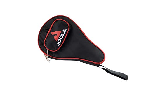 Joola 80502 - Custodia Per Racchetta Da Ping Pong, Nero/Rosso