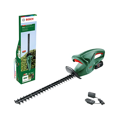 Bosch Home And Garden Tagliasiepi A Batteria Easyhedgecut 18V-44-11 (1 Da 2.0 Ah; 18 Volt System; Lunghezza Barra 44 Cm; Per Tagliare Piccole Siepi; I