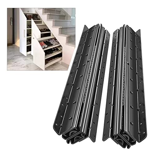 Aolisheng, Guide Per Cassetti Pesanti 400-900Mm, Estrazione Totale Montaggio Inferiore, Capacità Di Carico 120Kg, Sotto Le Scale, Guida Cassetto Con C