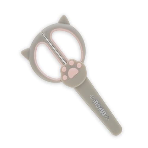 Legami - Forbici Per Bambini, Taglio Preciso, Forbici Mancini, Destrimani, Forbice Con Punta Arrotondata, Con Coprilame, Sicure, Materiale Scolastico,