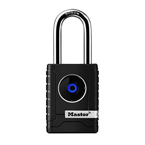 Master Lock 4401Eurlhec - Lucchetto Bluetooth Smart Per Uso Professionale E Privato, Per Esterni, Con Arco Lungo