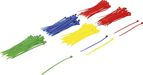 Forza Uomo Fascetta Assortimento, 2,4 X 100 Mm, 5 Colori, 200 Pezzi, 80875