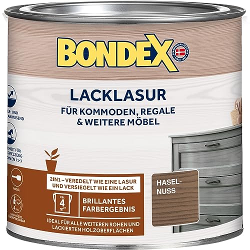 Bondex Vernice Effetto Impregnante 2In1 Nocciola Per Legno Interno 375Ml