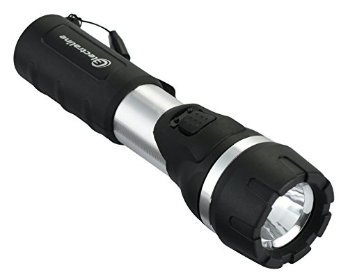 Electraline 58043 Torcia Led Spotlighttorcia D'Emergenza 70 Lumen Con Manico Ergonomico Ed Interruttore On/Off, Impermeabile Ip44 E Resistente Agli Ur