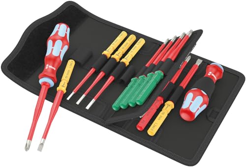 Wera Kraftform Kompakt Vde Stainless 17 Extra Slim 1 Tool Finder, 17 Pezzi