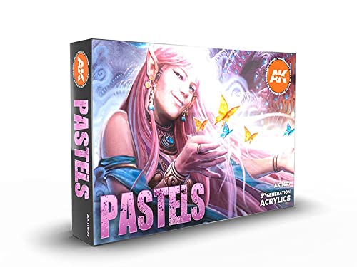 Ak Interactive Ak11607 Pastels Colors Set 6X17Ml