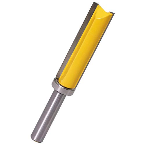 Wsoox 8Mm Gambo Fresa Per Lavorazione Del Legno, Flush Trim Router Bit, Punta Del Router Di Taglio A Filo, Diametro Di Taglio 14Mm, Altezza Di Taglio