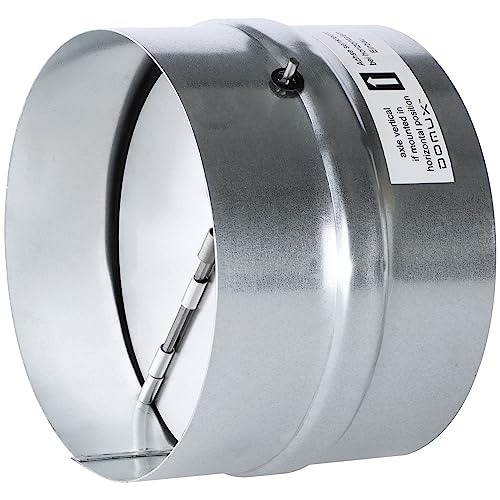 Clapet Antirettamento Acciaio – Raccordo Di Ventilazione In Acciaio Zincato Diametro 150 Mm
