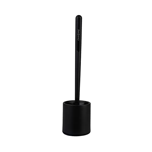 Cleangang - Scopino Per Wc B!Rush Per Una Pulizia Accurata E Semplice In Nero – Spazzola Per Wc Con Setole In Silicone Per La Massima Igiene – Spazzol