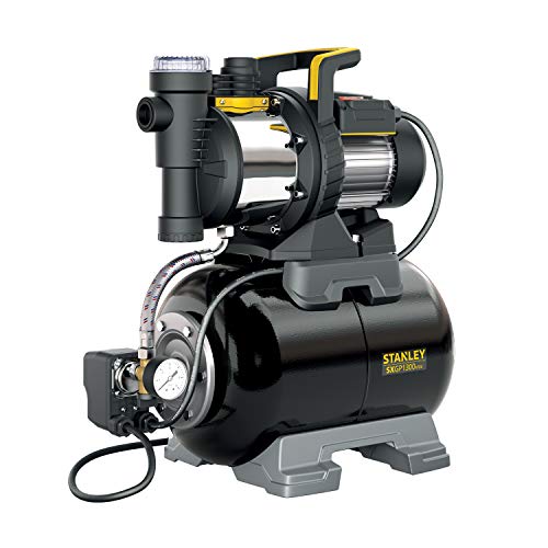 Stanley Pompa Autoadescante Sxgp1300Xfbe Con Serbatoio Per Acque Chiare (1.300 W, Portata Max. 4.200 L/H, Prevalenza Max. 50 M)